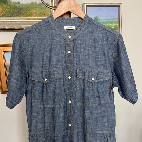 Billy Reid Chambray Jumpsuit size S - Picture 3 of 16